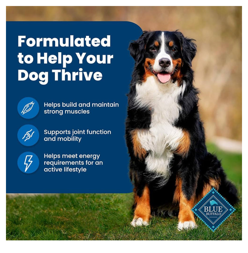 Blue Buffalo Life Protection Formula Adult Dry Dog Food, Helps Build and Maintain Strong Muscles, Made with Natural Ingredients