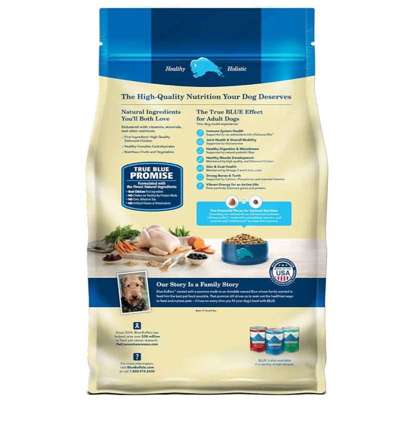 Blue Buffalo Life Protection Formula Adult Dry Dog Food, Helps Build and Maintain Strong Muscles, Made with Natural Ingredients